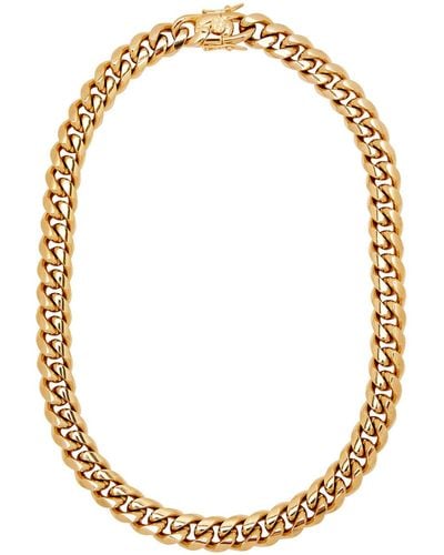 Fallon Ruth -plated Chain Necklace - Metallic