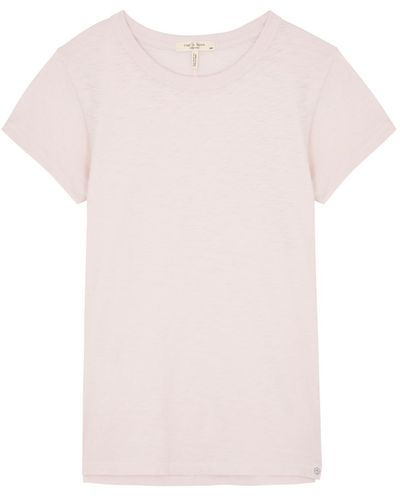Rag & Bone The Slub Cotton T-shirt - Pink