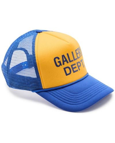 GALLERY DEPT. Logo-Print Trucker Cap - Blue
