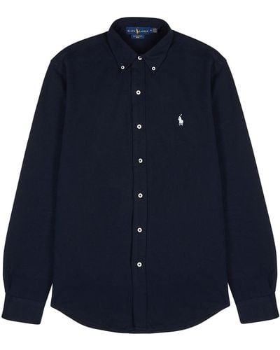 Polo Ralph Lauren Piqué Cotton Shirt - Blue