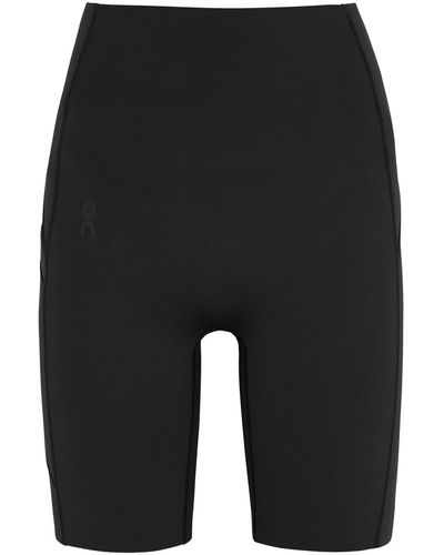 On Shoes Running Movement Stretch-Jersey Shorts, Shorts, , Large - Black