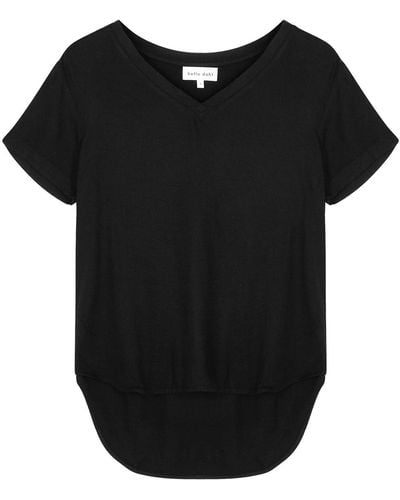 Bella Dahl Rayon T-Shirt - Black