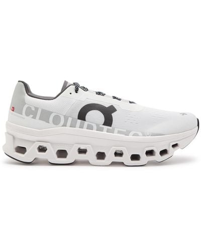 On Shoes Cloudmster Knitted Trainers - White