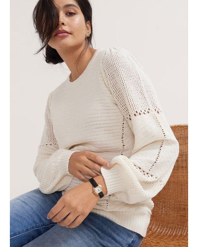 HATCH The Abigail Sweater - Natural