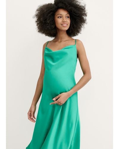 HATCH The Easy Slip Dress - Green