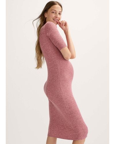 HATCH The Penelope Knit Dress - Pink