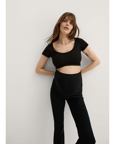 HATCH The Body Cropped Tee - Black
