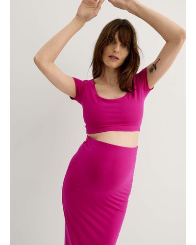 HATCH The Body Midi Skirt - Pink