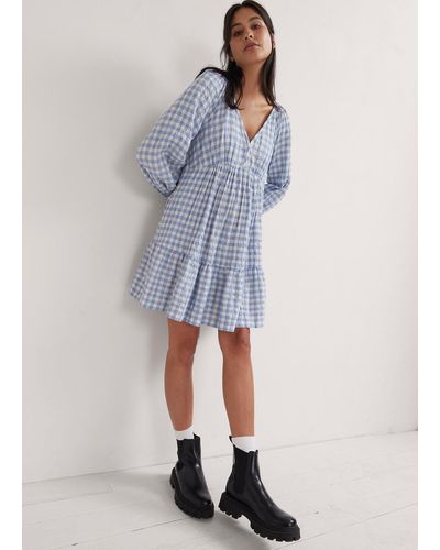 HATCH The Kelsey Dress - Blue