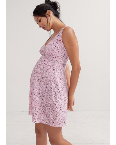 HATCH The Dream Feed Nursing Nightie - Pink