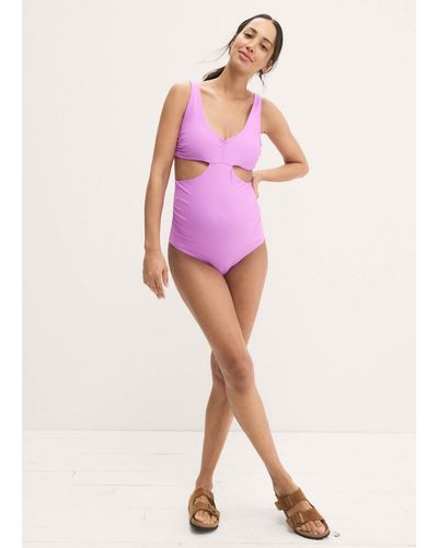 HATCH The Aria Cutout One Piece - Pink