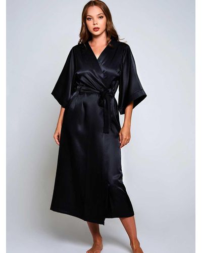 Black iCollection Nightwear and sleepwear for Women | Lyst
