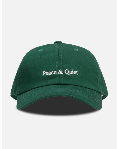 Museum of Peace & Quiet Classic Wordmark Dad Hat - Green