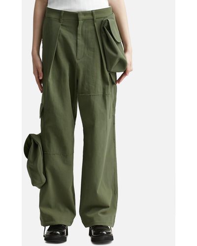 Green ADER error Pants, Slacks and Chinos for Women | Lyst