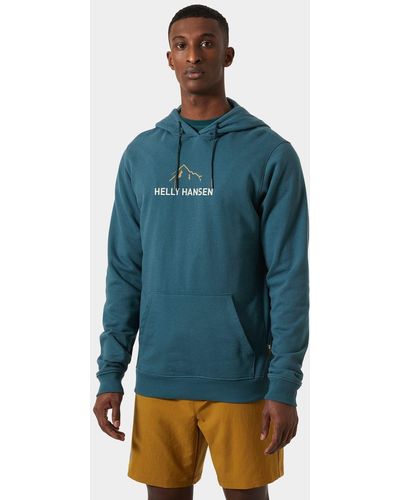 Helly Hansen F2f cotton hoodie - Blau