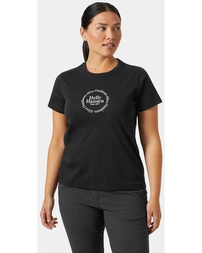 Helly Hansen Core Graphic T-shirt - Black
