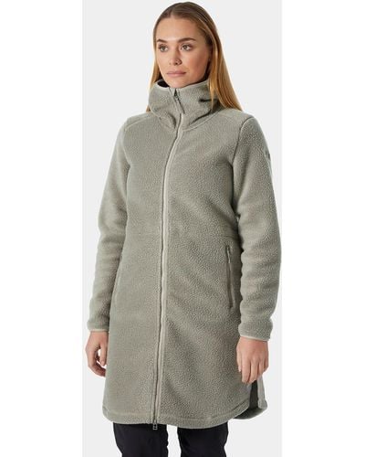 Helly Hansen Imperial Long Pile Fleece Midlayer Jacket Grey