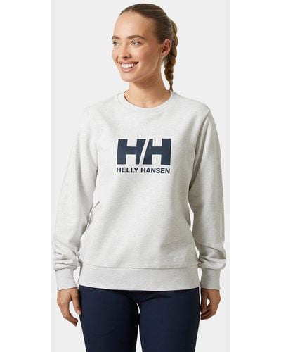 Helly Hansen Hh® Logo Crew Sweatshirt 2.0 White - Grey