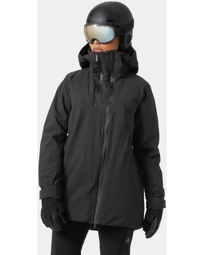 Helly Hansen Nora Long Insulated Ski Jacket - Black
