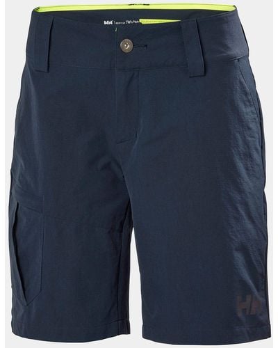 Helly Hansen Quick Dry Cargo Shorts Navy - Blue