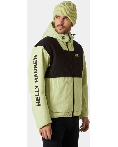Helly Hansen Urban Pro Insulated Raincoat Green for Men