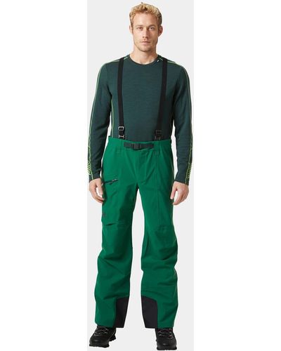 Helly Hansen Verglas Backcountry Ski Shell Pants - Green