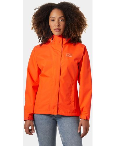 Helly Hansen Seven J Breathable Rain Jacket Orange