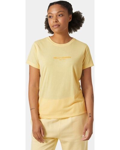 Helly Hansen Allure T-shirt Yellow