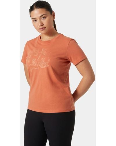 Helly Hansen Hh® Tech Logo T-shirt - Orange