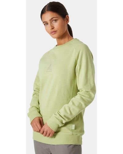 Helly Hansen F2f organic sweatshirt aus biobaumwolle - Grün