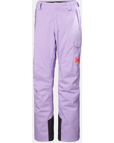 Helly Hansen Switch Cargo Insulated Ski Trousers Purple