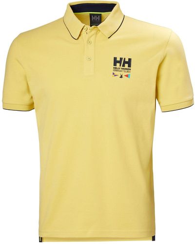 Helly Hansen Skagerrak Rib Knit Polo - Yellow