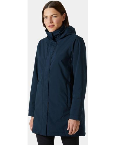 Helly Hansen Sanna Insulated Raincoat Navy - Blue