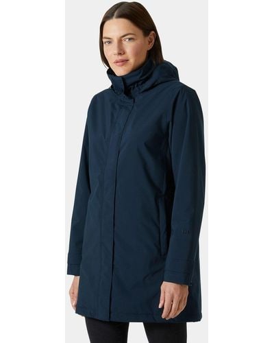 Helly Hansen Manteau de pluie isolé sanna bleu marine