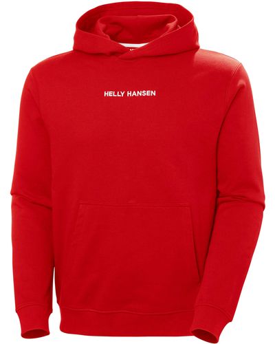 Helly Hansen Men's core hoodie - Rojo
