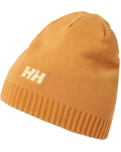 Helly Hansen Brand Soft Jersey Knit Beanie - Orange