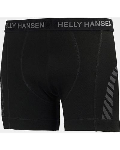 Helly Hansen Boxer à coutures plates hh lifa merino noir