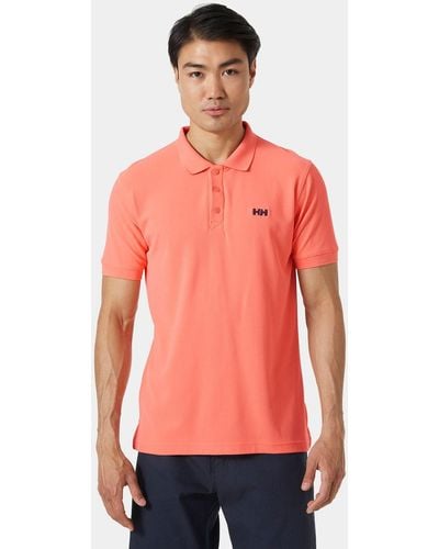 Helly Hansen Driftline Quick-dry Performance Polo Pink - Red