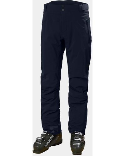 Helly Hansen Alpha Lifaloft Lightweight Mountain Ski Trousers Navy - Blue