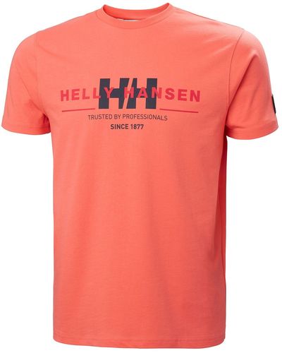 Helly Hansen Rwb Graphic T-shirt - Pink