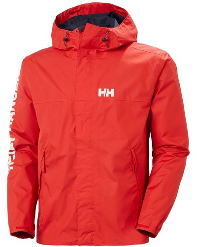 Helly Hansen Ervik waterproof veste de pluie orange - Rouge