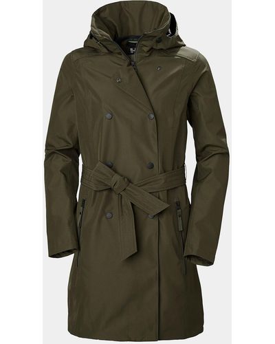 Helly Hansen Welsey Ii Insulated Trench Coat - Green