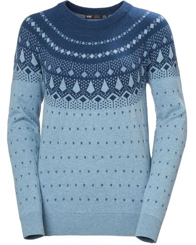Helly Hansen Hytte Merino Wool Sweater - Blue