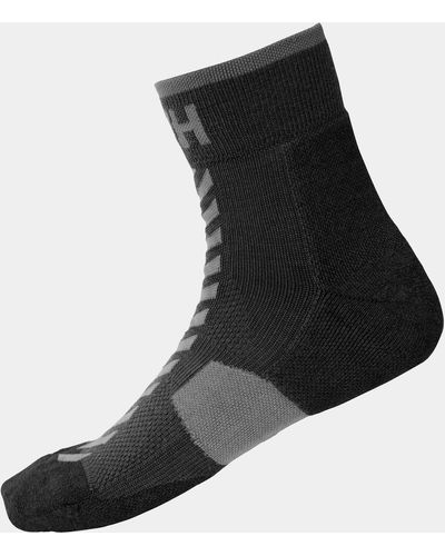 Helly Hansen Hiking Quarter Socks - Black