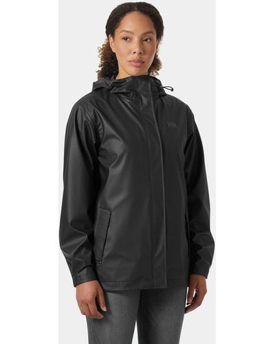 Helly Hansen Women's Moss Iconic Waterproof Rain Jacket Black