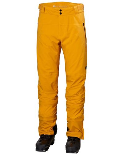 Helly Hansen Alpha Lifaloft Lightweight Mountain Ski Pants Orange - Yellow