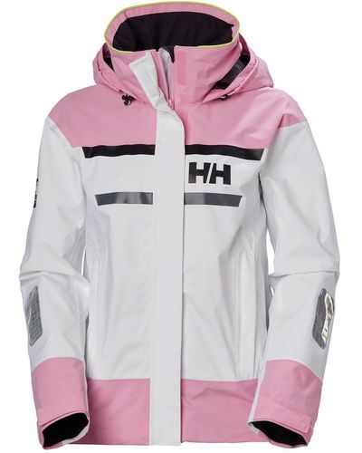 Helly Hansen Salt Inshore Durable Windproof Jacket - Pink