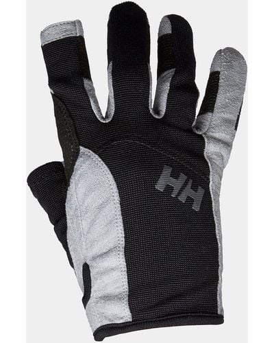 Helly Hansen Durable Long Finger Sailing Gloves - Black