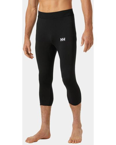 Helly Hansen Hh Lifa® Seamless Racing 3/4 Length Pants - Black