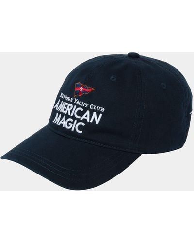 Helly Hansen American magic logo-baseballkappe aus baumwolle - Blau